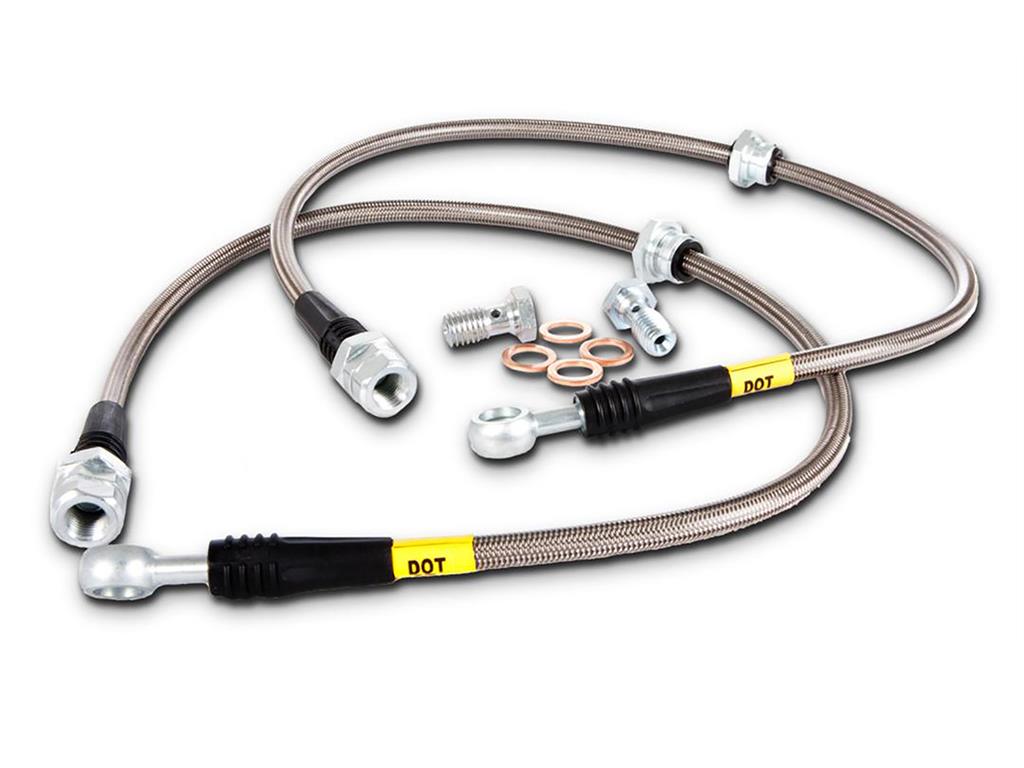 2014-2019 Rear Stainless Steel Brake Hoses exc Z06