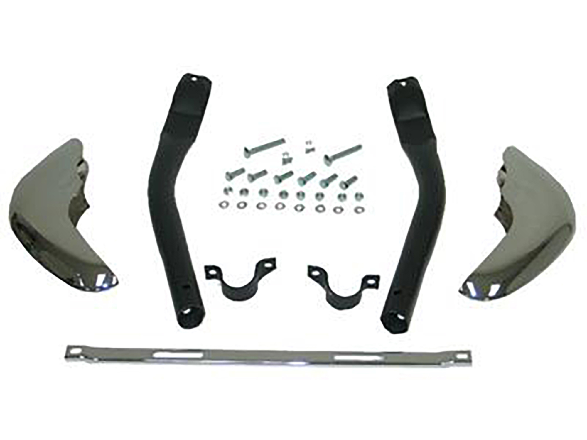 56-57 Front License Bumper / Bumperette Assembly (53-55 Replacement)