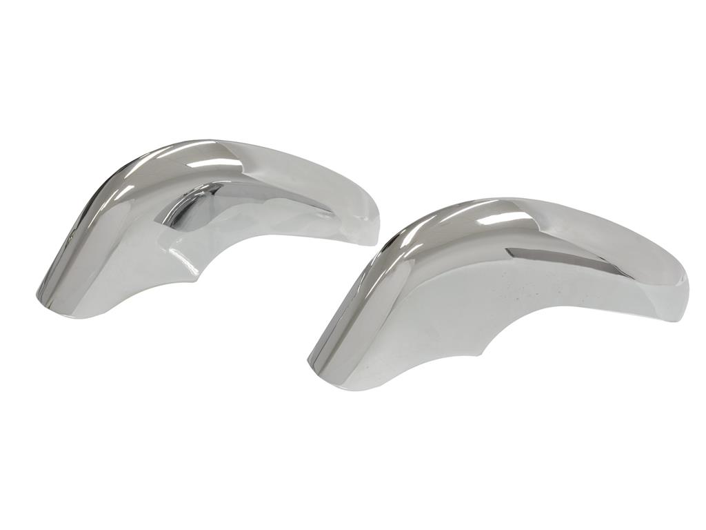 1956-1957 Front License Bumper / Bumperette - Pair