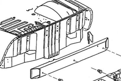 97-04 Bumper Impact Bar - Rear *Discontinued*