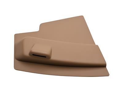 64-66 Left Radio Side Panel - ABS Plastic - CA