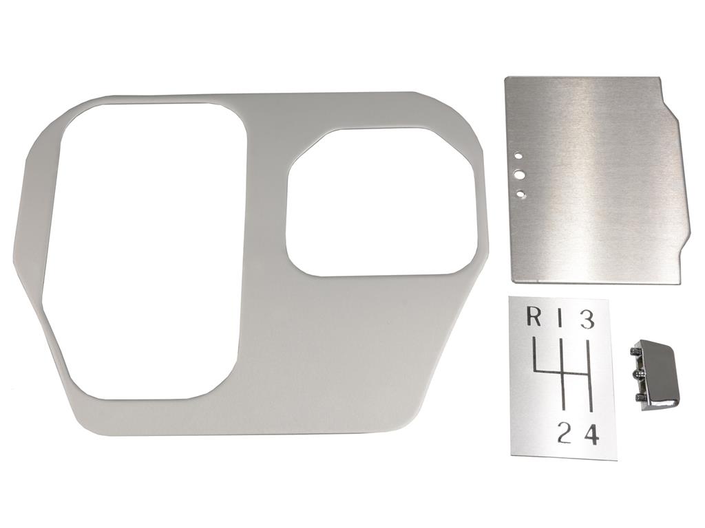 64-67 4-spd Shifter Console Aluminum Repair Kit