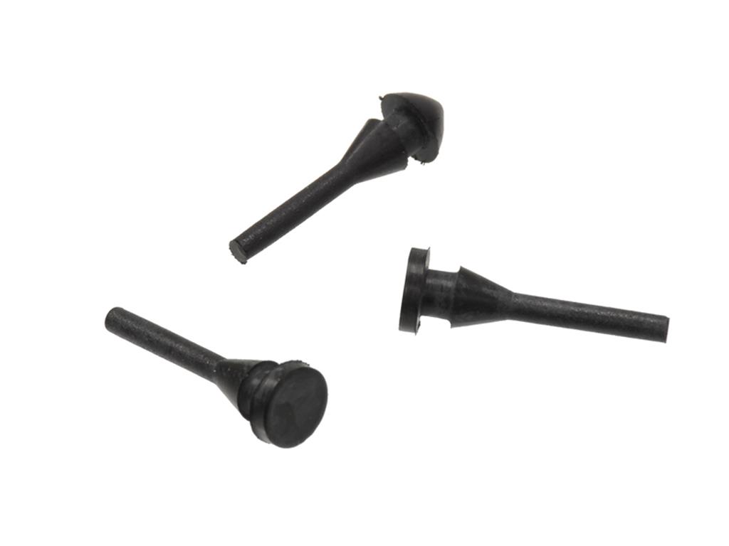 84-89  Center Console Compartment Door Rubber Bumpers ( Set of 3)