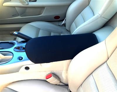 1997-2019 Center Console Door Cover - EZ Fit Black *Use 235365, 236178, 237050*