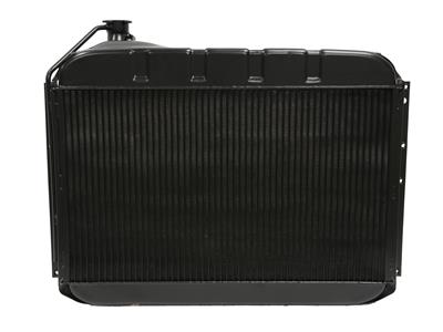55-60 Direct Fit Aluminum Radiator Radiator Finish: Black Ice Coat