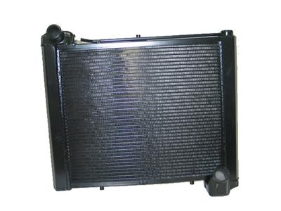 61-62 Direct Fit Aluminum Radiator Radiator Finish: Black Ice Coat