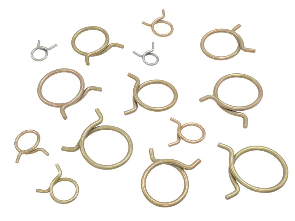 53-54 Radiator and Heater Hose Clamp Set - 14 Pieces