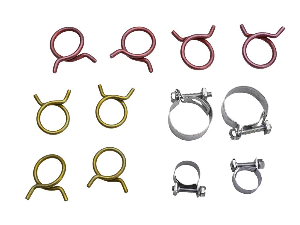 1961-1967 283/327 exc AC Heater Hose Clamps Set