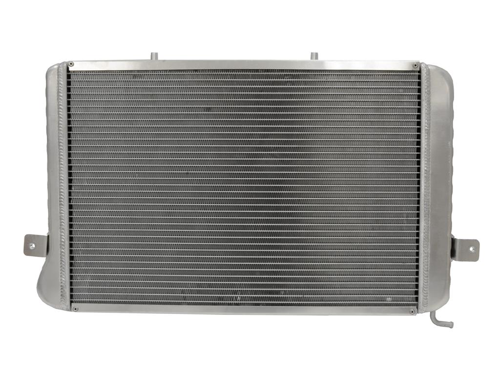 66-67 327 w/4-spd Conversion Direct Fit Aluminum Radiator & Fan Combo (427 Style) Radiator Finish: Natural