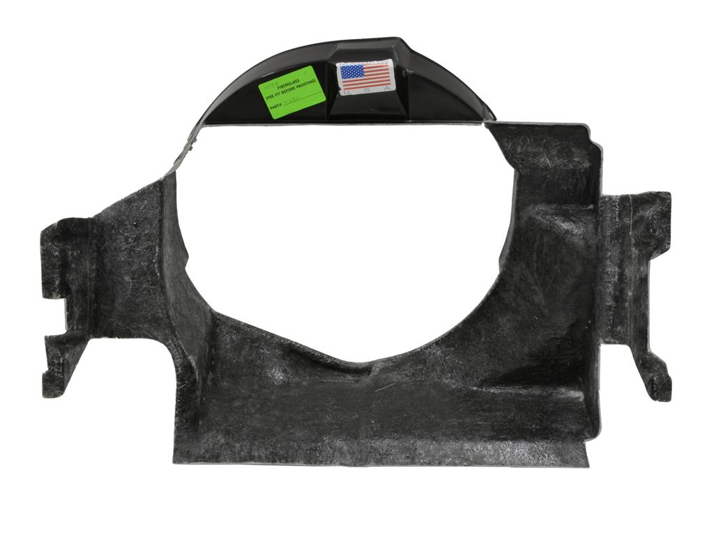 66-71 Fiberglass Fan Shroud - Hand Laid Replacement - 66-68 427 70-71 350 Auto