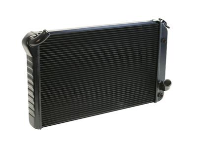 73-76 350/454 w/Auto Direct Fit Aluminum Radiator Radiator Finish: Black Ice Coat