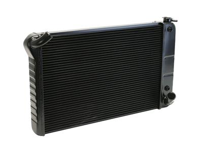 69-72 350 w/Auto Direct Fit Aluminum Radiator Radiator Finish: Black Ice Coat