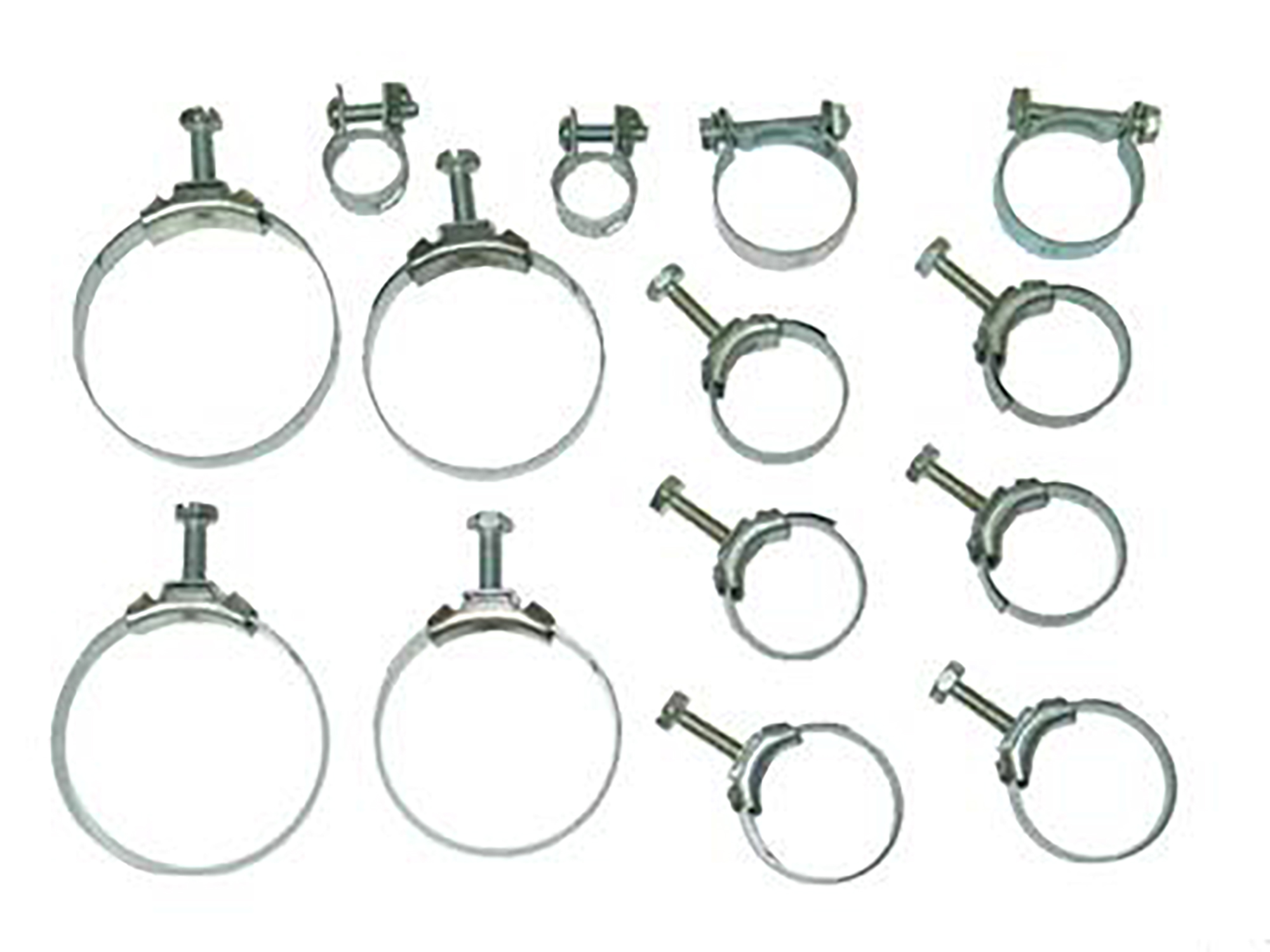 69 Radiator / Heater Hose Clamps 350 With Air Conditioning Correct Wittek