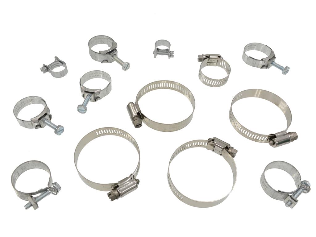 71-72 Radiator And Heater Hose Clamp Set - 454 Without Air Conditioning