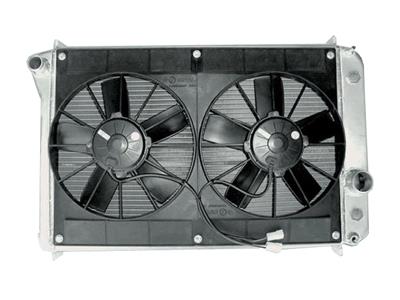 90-96 Aluminum Radiator Direct Fit Automatic With Fan Double Row