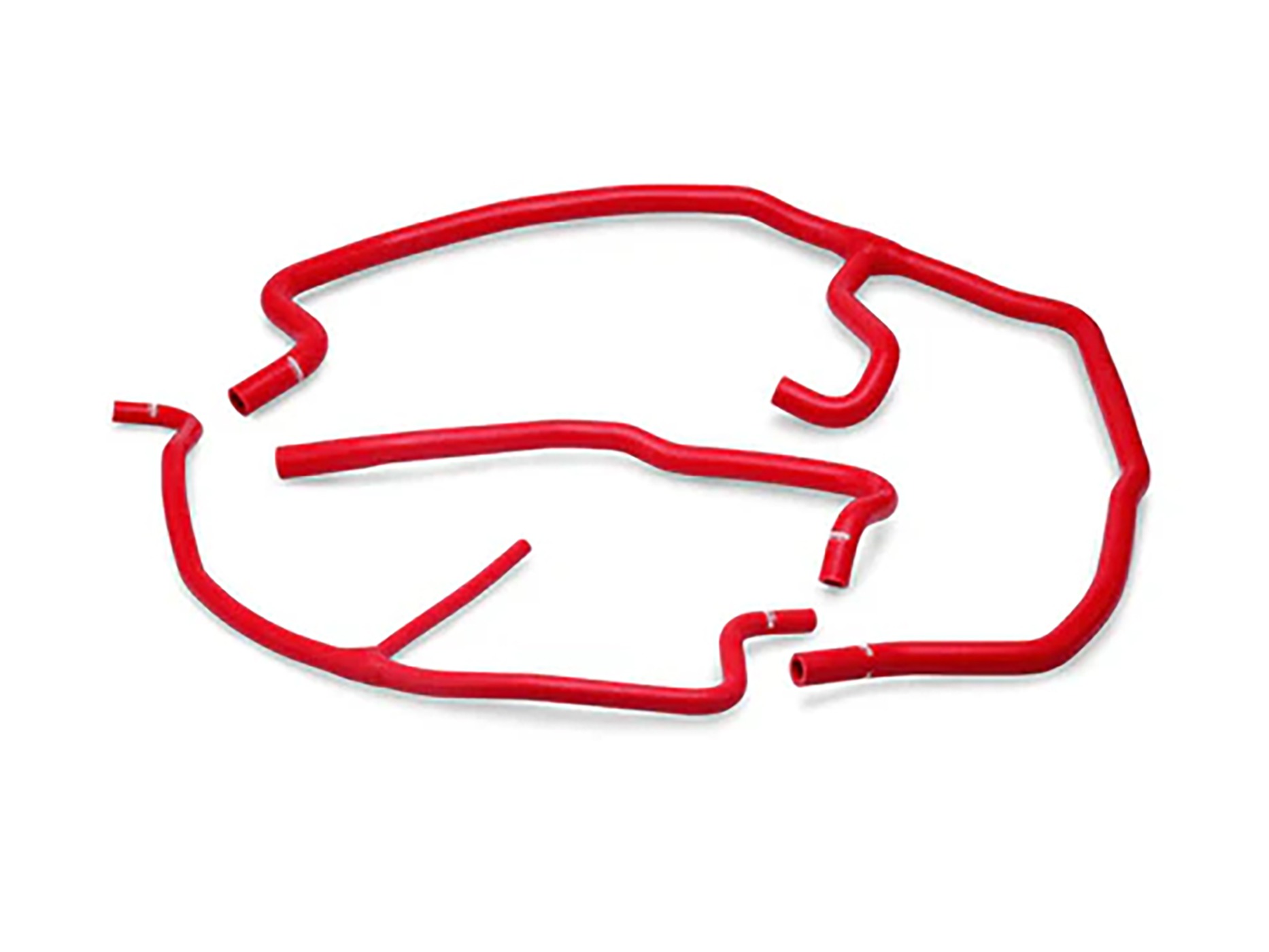 2005-2008 Mishimoto C6 Red Silicone Ancillary Hose Kit