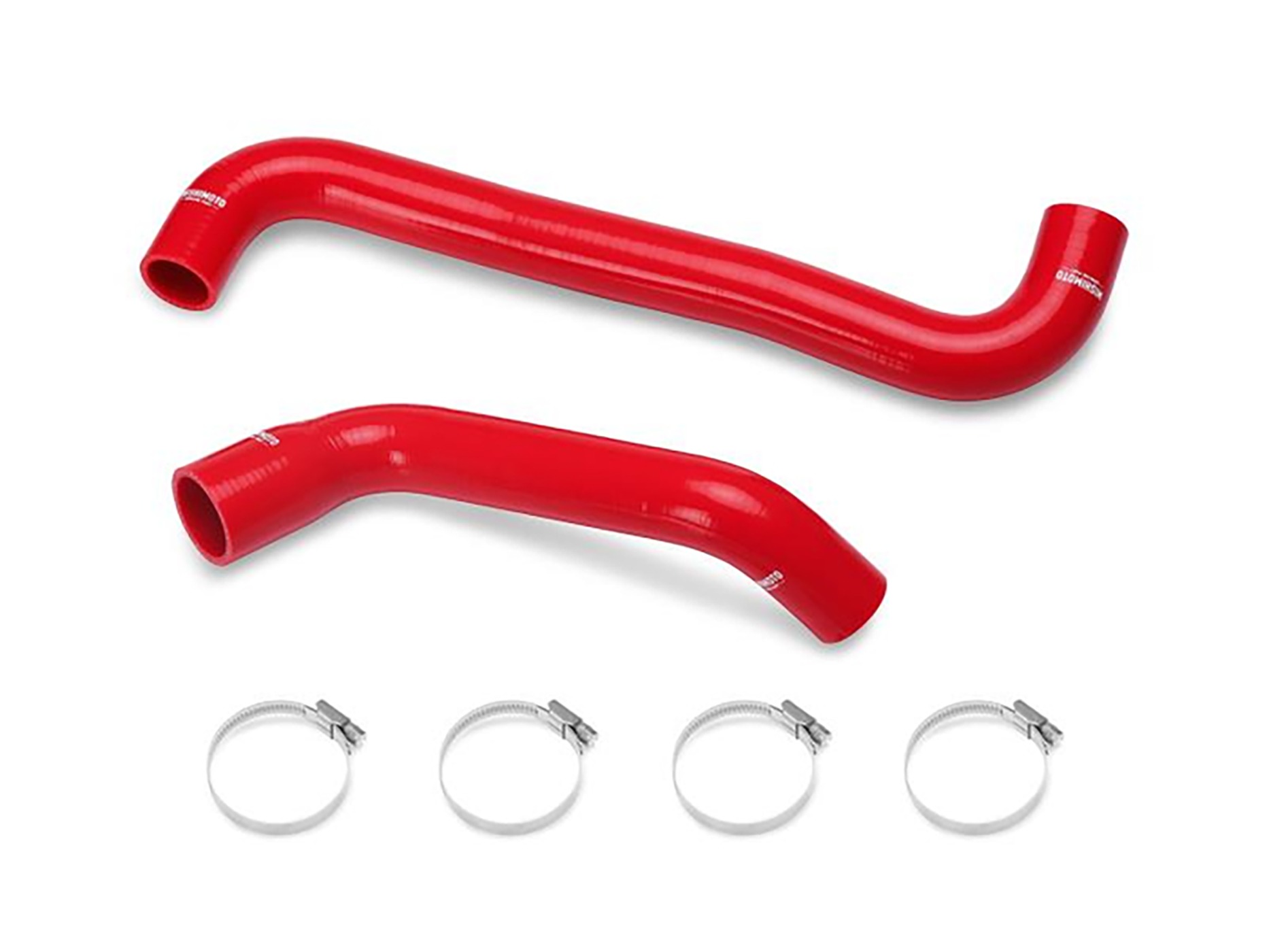 2005-2008 Mishimoto C6 Red Silicone Radiator Hose Kit