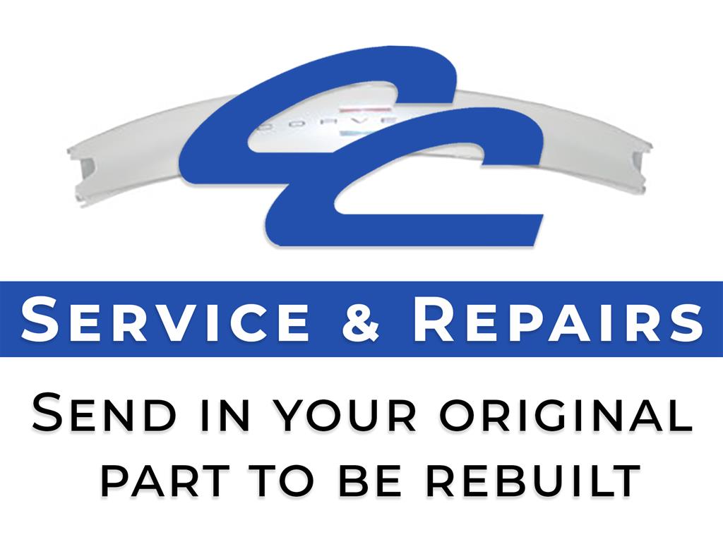 1960-1962 Dash Insert Restor Service Includes New Red & Blue Bars *Discontinued*