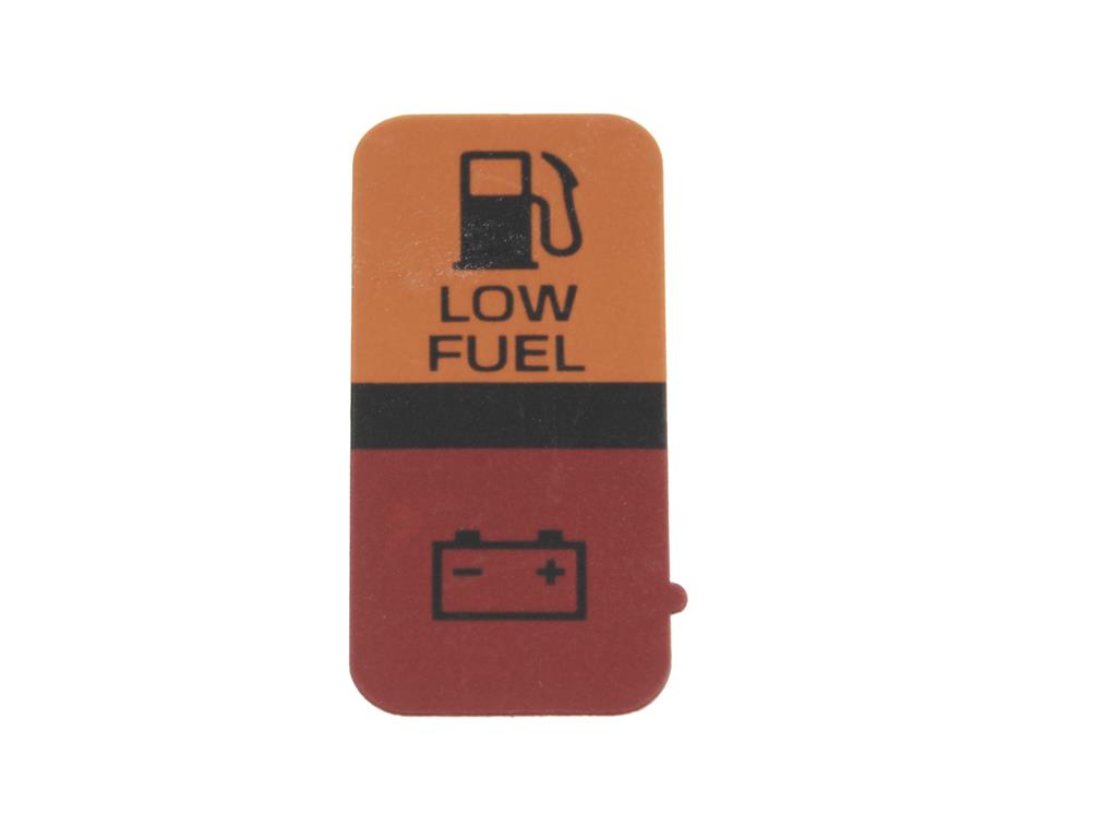 80-82 Center Gauge Bezel Low Fuel Lens