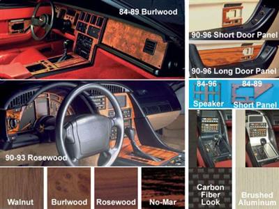 84-85 10 Piece Deluxe Plus II 4 Speed Wood/Carbon Fiber Dash Kit