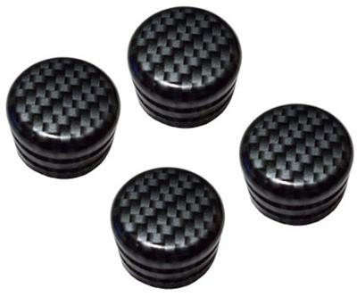 11-13 Carbon Fiber Dash Knob Without Navigational System - Set of 4