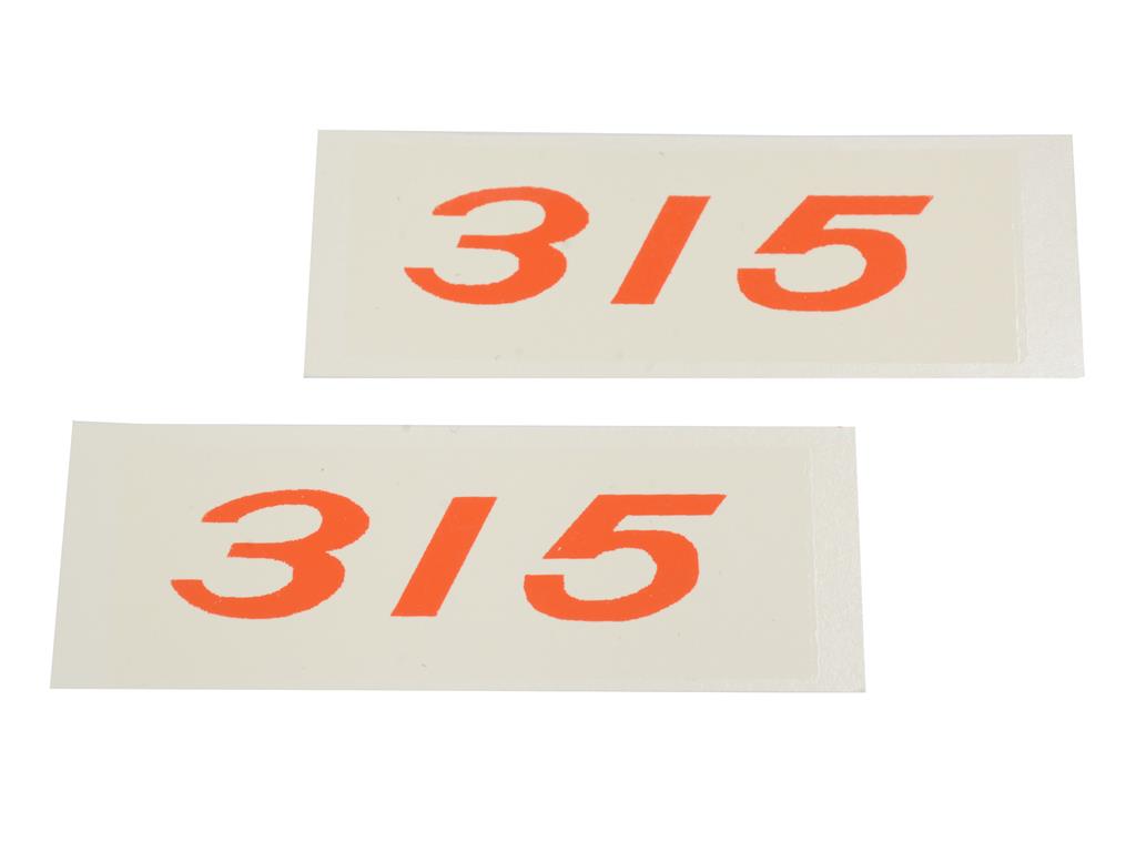 1960-1961 Decal Valve Cover 283 Engine w/ Fuel Injection 315 Horsepower