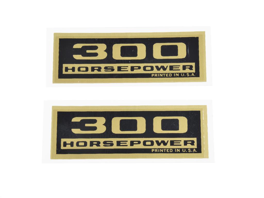 1962-1965 Decal - Valve Cover 327 / 300 Horsepower