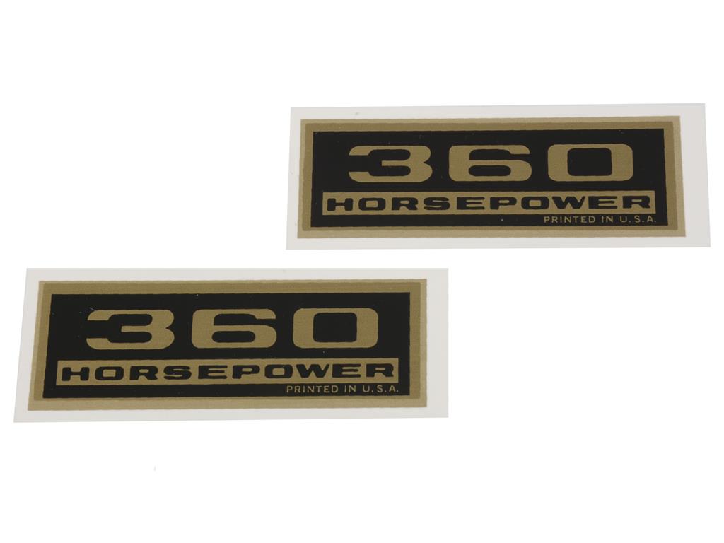 1962-1963 Decal - Valve Cover 327 Sp Hi-Performance With Fuel Injection