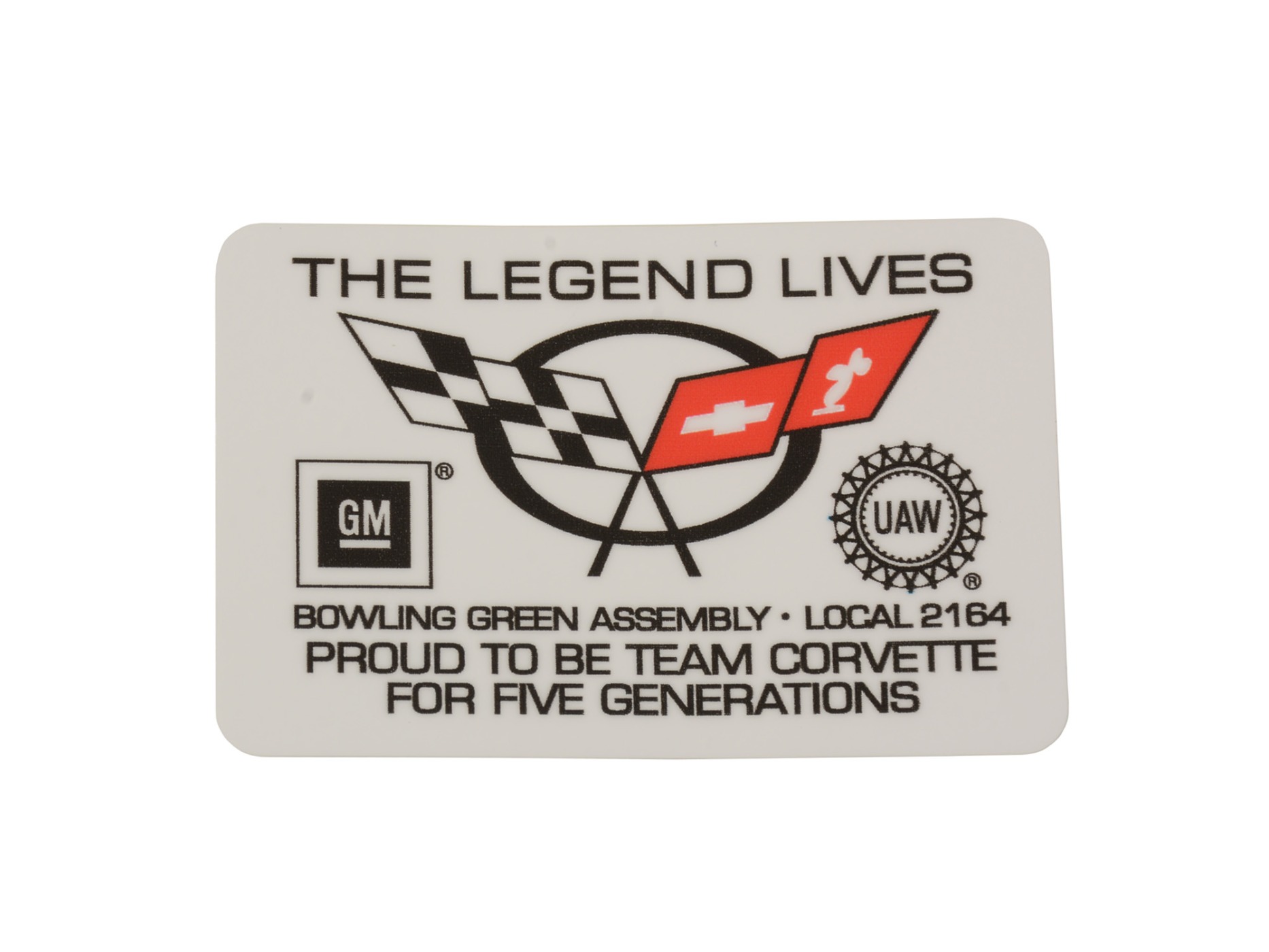 97-04 UAW Bowling Green GM Door Decal