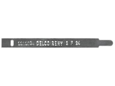 1968-1974 Distributor Band / Tag Silver with Distributor Number and Date