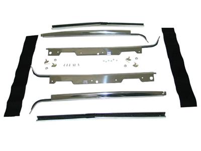 59-62 Window Seals / Felts Garnish Moulding Set - Deluxe And Door Reveal