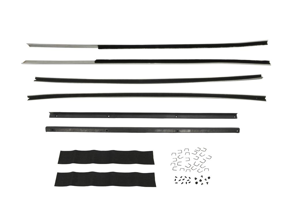 64 Convertible Door Window Seals / Felts Kit