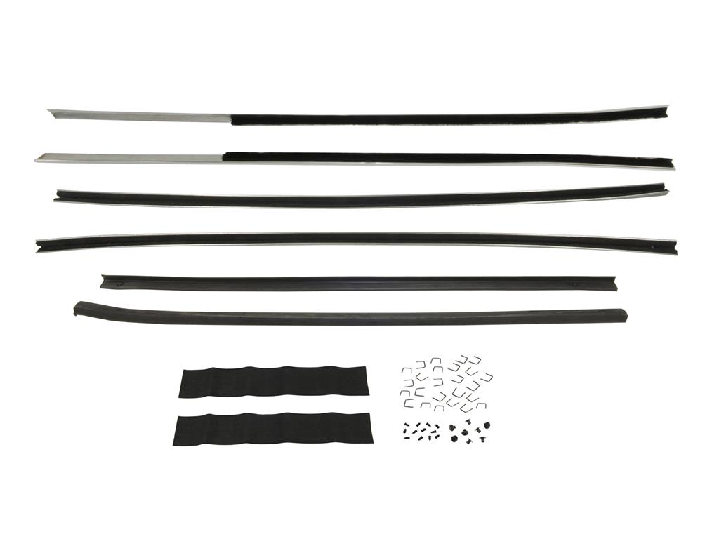 63 Convertible Door Window Seals / Felts Kit