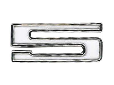5 Individual Numeral Emblem Color: White