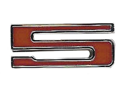 5 Individual Numeral Emblem Color: Red