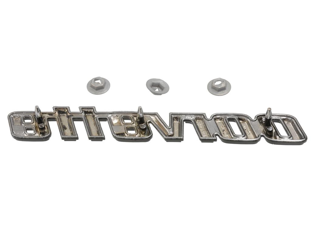 76 Rear Bumper Corvette Name Plate Emblem - Early 76 *Discontineud*