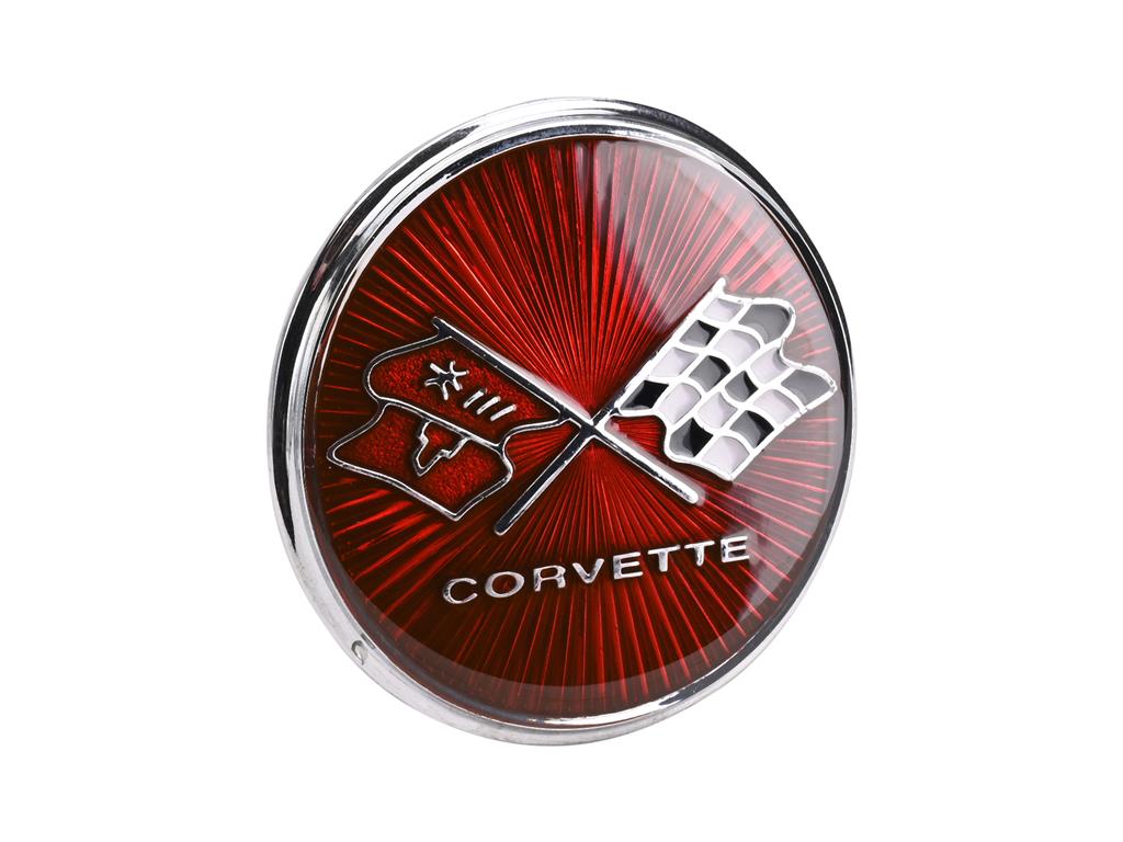 1975-1976 Gas Door Emblem - Reproduction