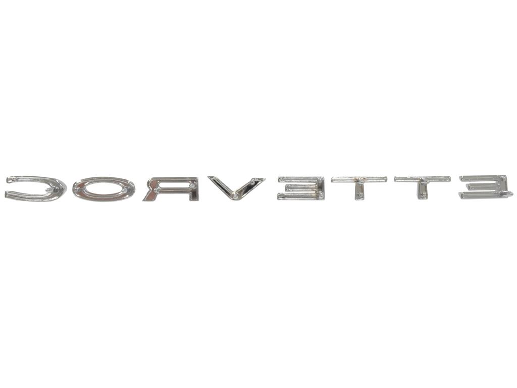1968-1973 Rear Corvette Letters / Emblem Set - Foreign Repro *Use 293040*