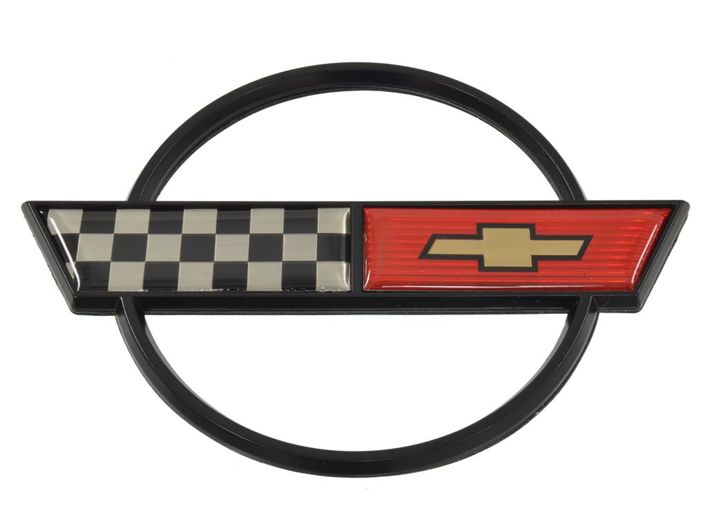 1984-1990 Gas Door Emblem Metal Correct Except 35th Anniversary  - CA