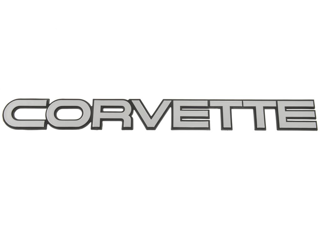 84-90 Rear Bumper Emblem - Chrome Finish
