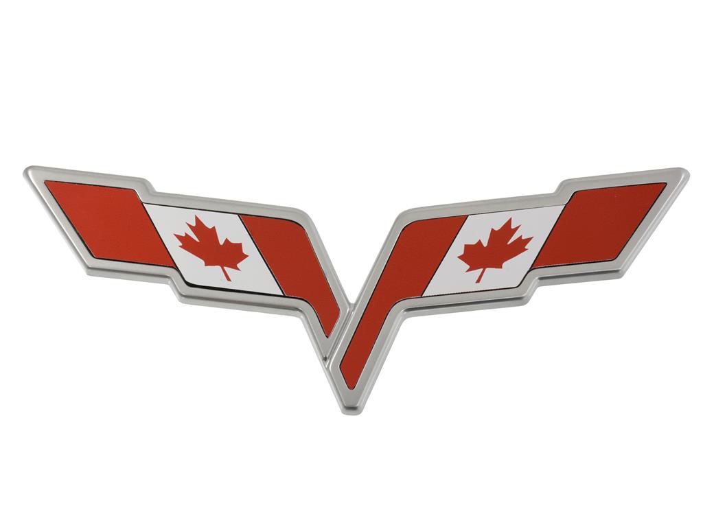 05-13 Emblem - Canadian Flag Overlay Decal "Discontinued"