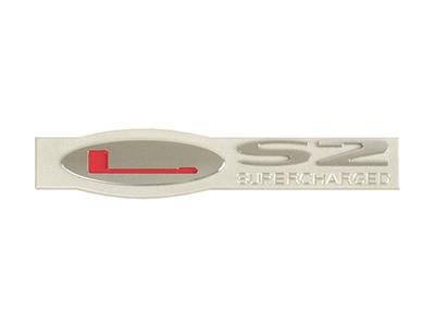 05-07 LS2 Supercharged Billet Emblem
