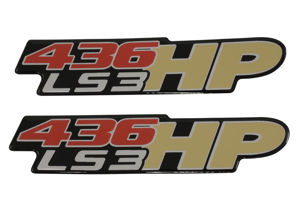 Fender / Bumper Gel Emblem - 436hp LS3 *Discontinued*