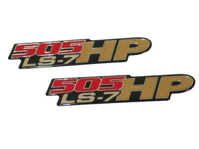 Fender / Bumper Gel Emblem - 505hp Ls-7 *Discontinued*