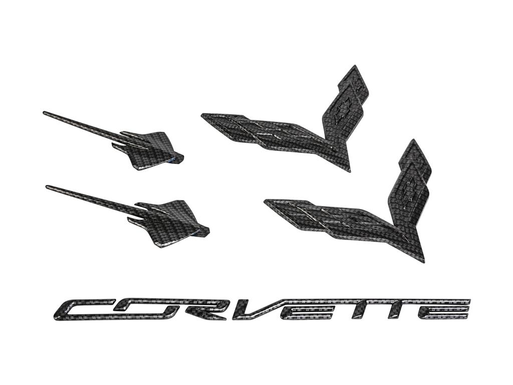 2014-2019 Carbon Fiber Look Emblems Set - 5 Pieces (ND)