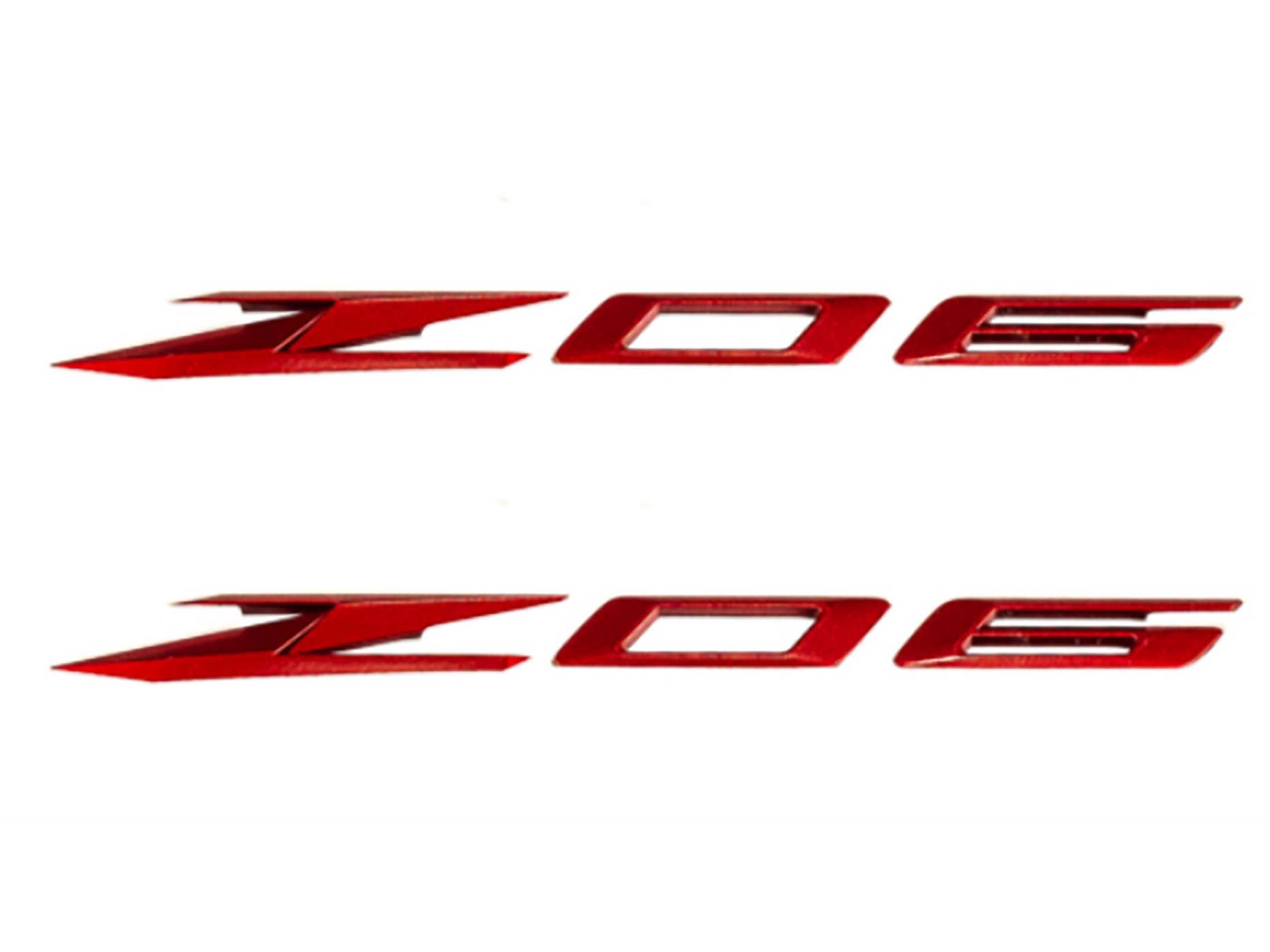 23-25 Red Z06 Side Emblems