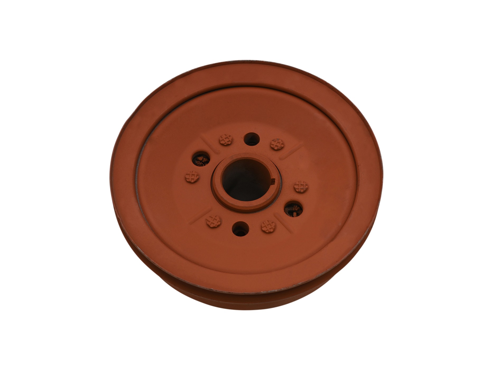 55-56 Crankshaft / Harmonic Balancer - Lower With Pulley Reconditioned (ND)