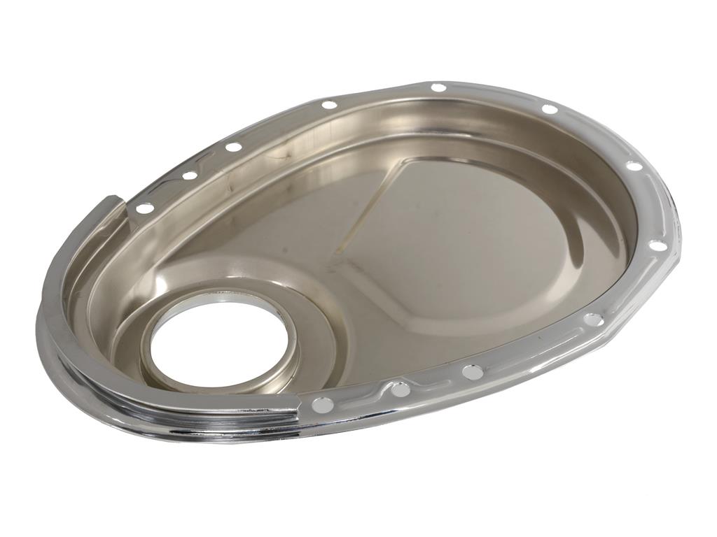 57-82 Chrome Timing Chain Cover - 327 / 350