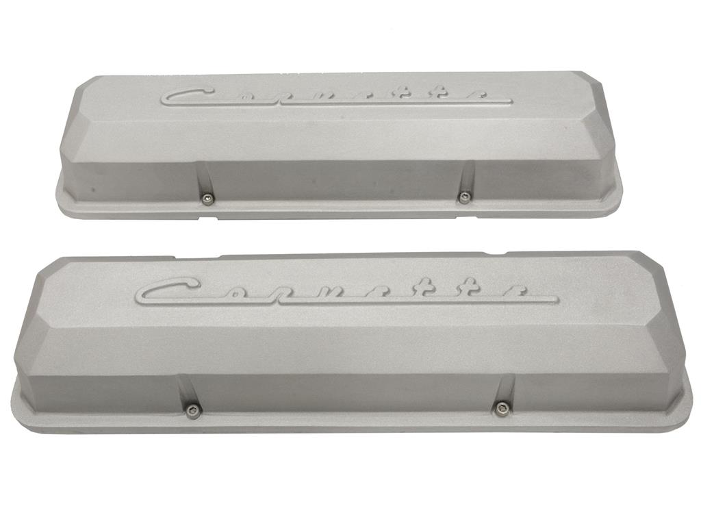 59-67 Valve Covers - 283 / 327 / 350 Smooth With Corvette Script*DISCONTINUED*