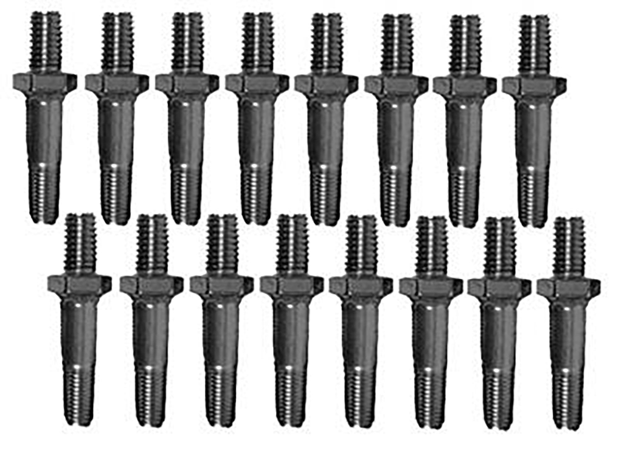 65-74 Rocker Arm Stud - 396 / 427 / 454 - Set Of 16 (Threaded) (ND)